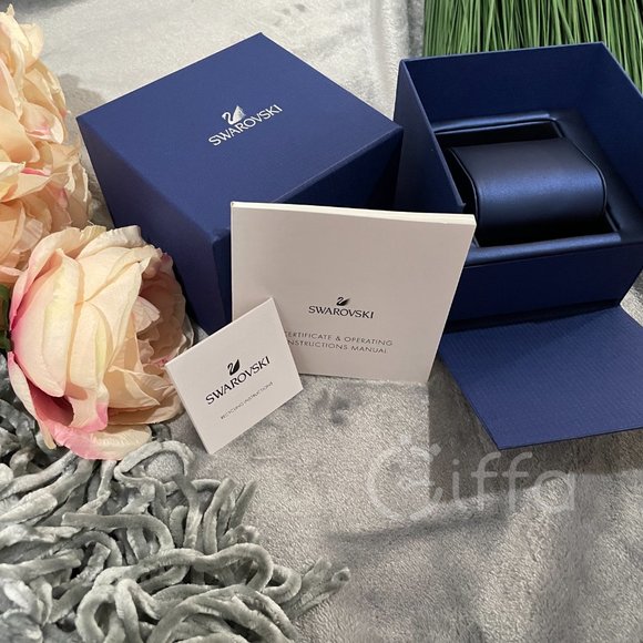 Swarovski Lovely Crystals Burgundy BRAND NEW WATCH - Picture 6 of 12